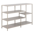 Boekenkast SARON 114x78 cm grijs