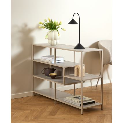 Boekenkast SARON 114x78 cm grijs
