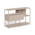 Boekenkast SARON 114x78 cm grijs