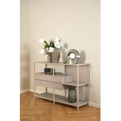 Boekenkast SARON 114x78 cm grijs