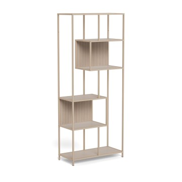 Boekenkast SARON 77x185 cm grijs
