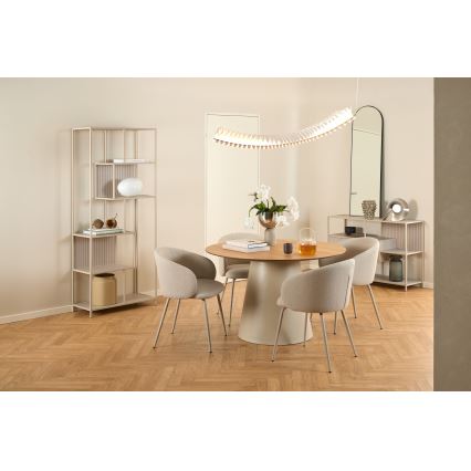 Boekenkast SARON 77x185 cm grijs