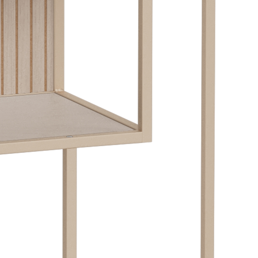 Boekenkast SARON 77x185 cm grijs