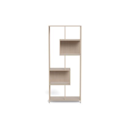 Boekenkast SARON 77x185 cm grijs