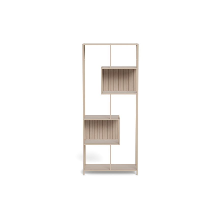 Boekenkast SARON 77x185 cm grijs