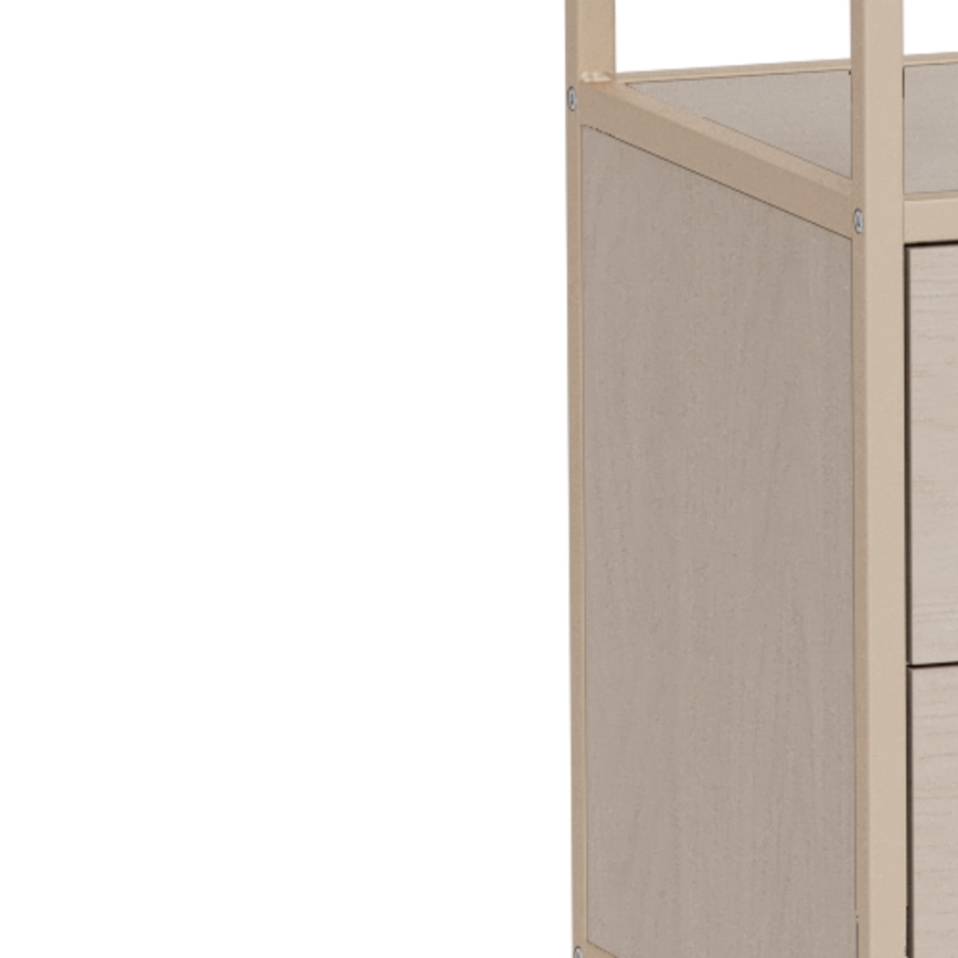 Boekenkast SARON 77x185 cm grijs