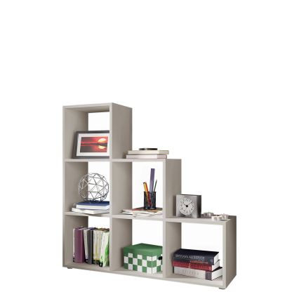 Boekenkast TRIO 105x108 cm kasjmier