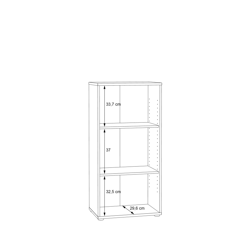 Boekenkast URAN Artisan eiken