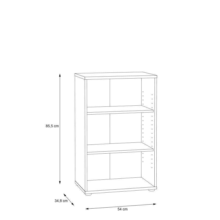 Boekenkast URAN Artisan eiken