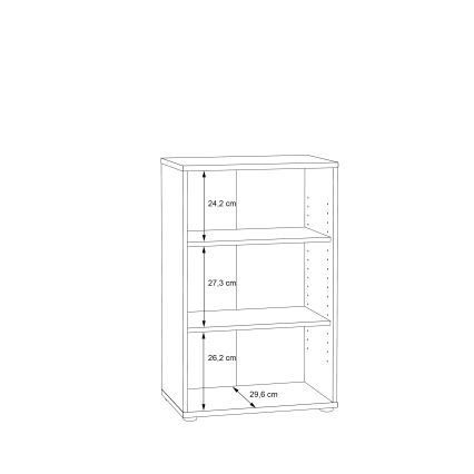 Boekenkast URAN Artisan eiken