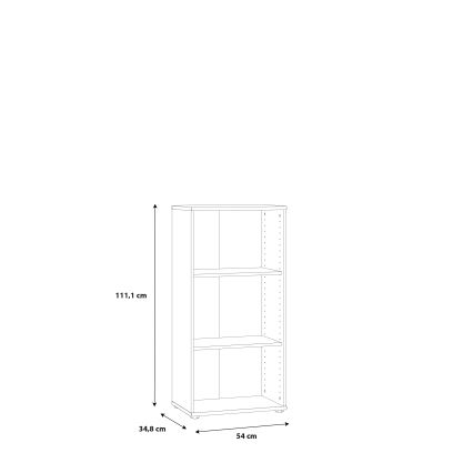 Boekenkast URAN, wit