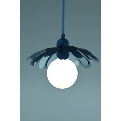 Bohemia-Design - Hanglamp aan kabel 1xE27/60W/230V blauw
