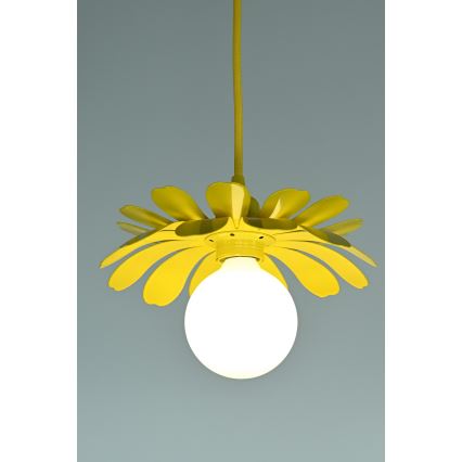 Bohemia-Design - Hanglamp aan kabel 1xE27/60W/230V geel