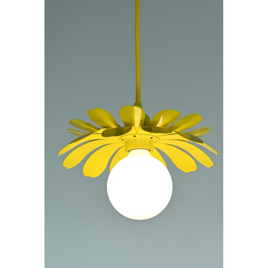 Bohemia-Design - Hanglamp aan kabel 1xE27/60W/230V geel