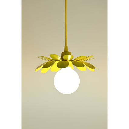 Bohemia-Design - Hanglamp aan kabel 1xE27/60W/230V geel