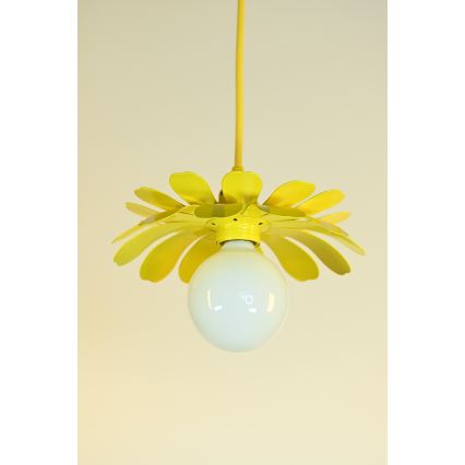 Bohemia-Design - Hanglamp aan kabel 1xE27/60W/230V geel