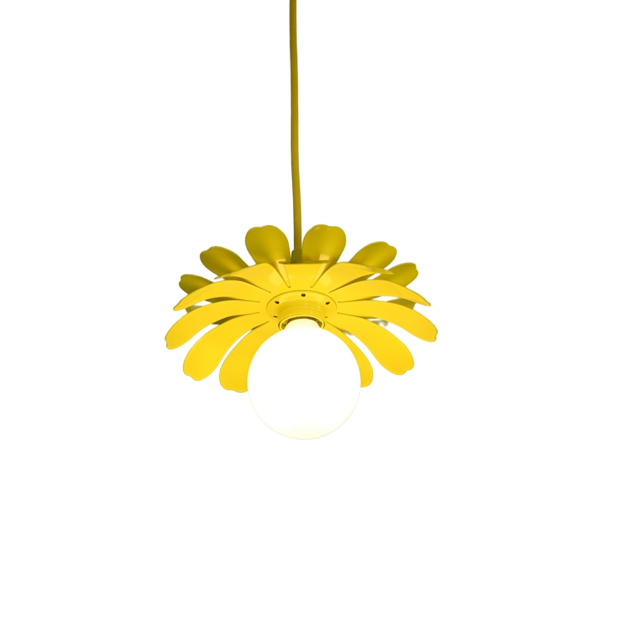 Bohemia-Design - Hanglamp aan kabel 1xE27/60W/230V geel