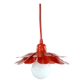 Bohemia-Design - Hanglamp aan snoer 1xE27/60W/230V rood