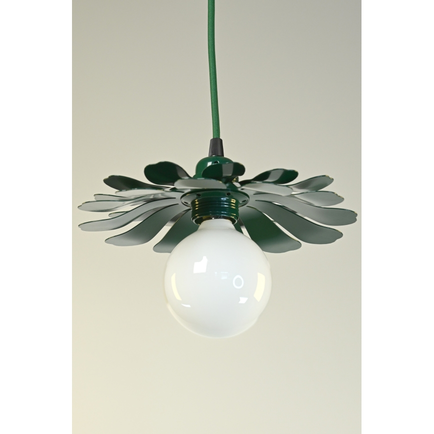 Bohemia-Design - Hanglamp met kabel 1xE27/60W/230V groen