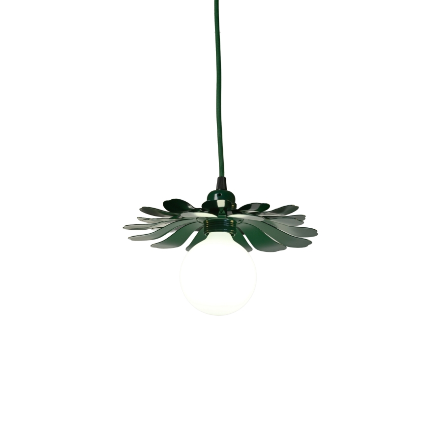 Bohemia-Design - Hanglamp met kabel 1xE27/60W/230V groen