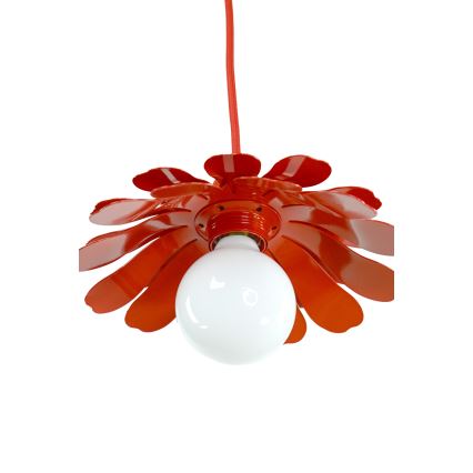 Bohemia-Design - Hanglamp met kabel 1xE27/60W/230V rood