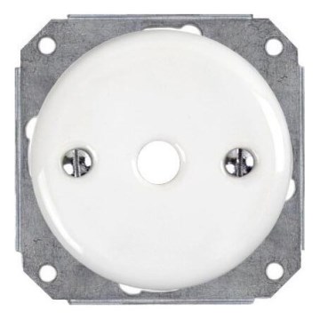 Bohemia-Design - Passe-câble rétro en céramique, blanc