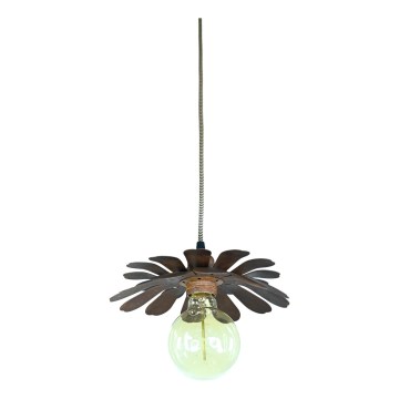 Bohemia-Design - Pendellamp aan kabel 1xE27/60W/230V bronskleurig