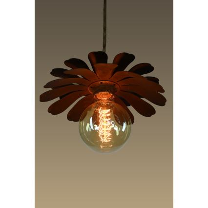 Bohemia-Design - Pendellamp aan kabel 1xE27/60W/230V bronskleurig