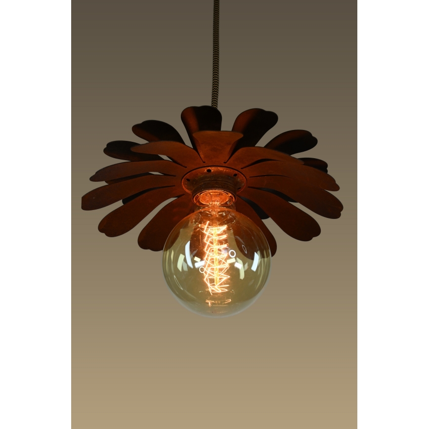 Bohemia-Design - Pendellamp aan kabel 1xE27/60W/230V bronskleurig