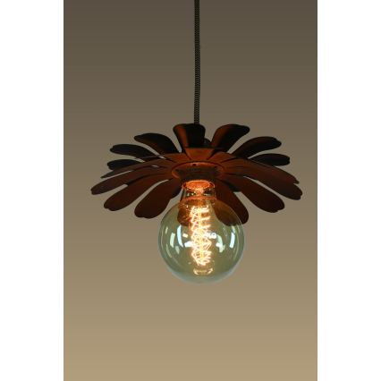 Bohemia-Design - Pendellamp aan kabel 1xE27/60W/230V bronskleurig