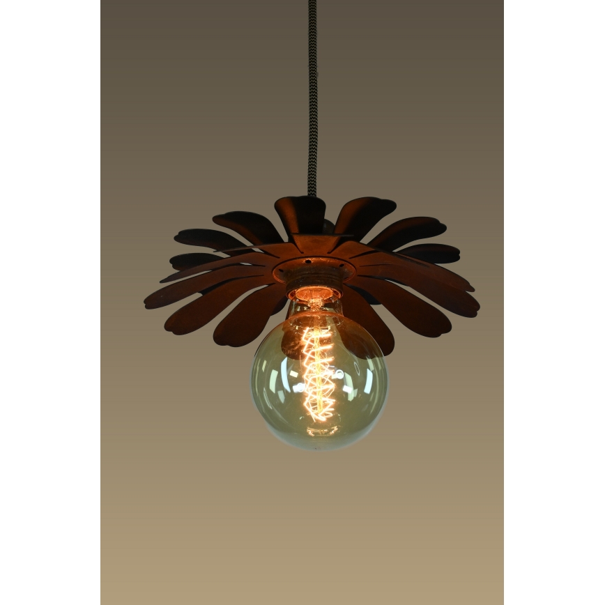 Bohemia-Design - Pendellamp aan kabel 1xE27/60W/230V bronskleurig
