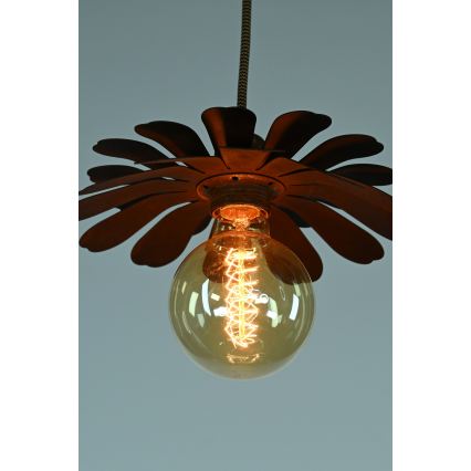 Bohemia-Design - Pendellamp aan kabel 1xE27/60W/230V bronskleurig