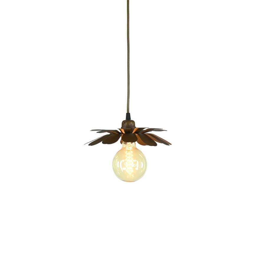 Bohemia-Design - Pendellamp aan kabel 1xE27/60W/230V bronskleurig