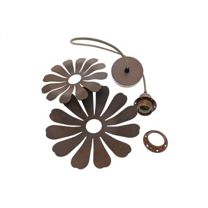 Bohemia-Design - Pendellamp aan kabel 1xE27/60W/230V bronskleurig