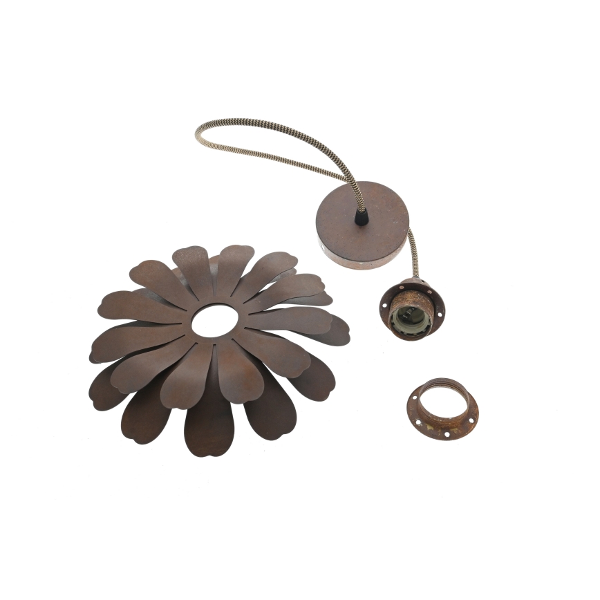 Bohemia-Design - Pendellamp aan kabel 1xE27/60W/230V bronskleurig