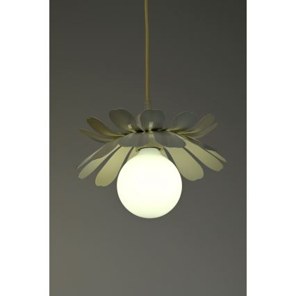 Bohemia-Design - Pendellamp met kabel 1xE27/60W/230V crèmekleurig