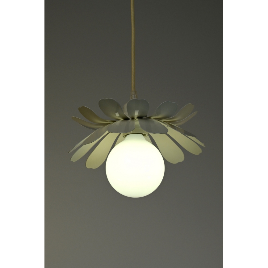 Bohemia-Design - Pendellamp met kabel 1xE27/60W/230V crèmekleurig