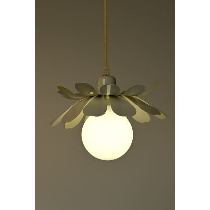 Bohemia-Design - Pendellamp met kabel 1xE27/60W/230V crèmekleurig