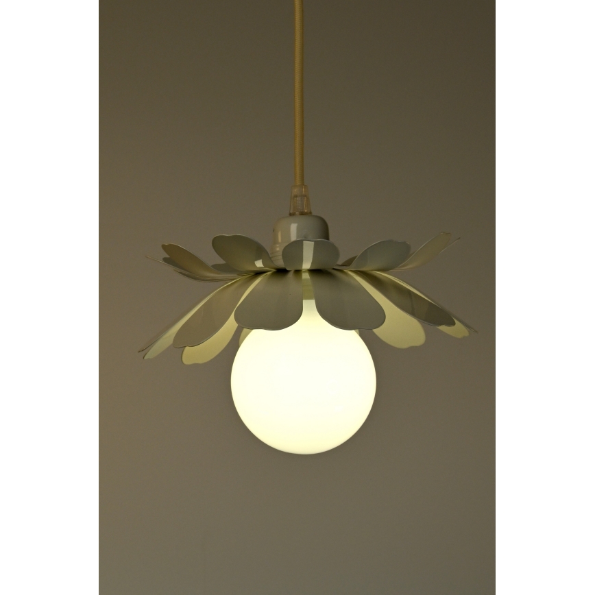 Bohemia-Design - Pendellamp met kabel 1xE27/60W/230V crèmekleurig