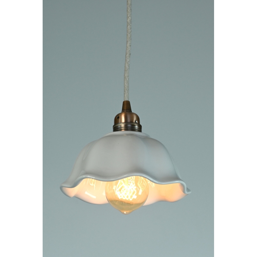 Bohemia-Design - Porseleinen hanglamp aan snoer 1xE27/60W/230V