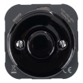 Bohemia-Design - Porseleinen retrodimmer zonder afdekraam 250V/10A zwart