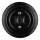 Bohemia-Design - Prise murale rétro en porcelaine avec cadre, 2x USB-A, noire