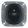 Bohemia-Design - Prise murale rétro en porcelaine, sans cadre, 250 V/16 A, noire
