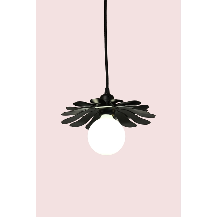 Bohemia-Design - Suspension à câble 1xE27/60W/230V noire