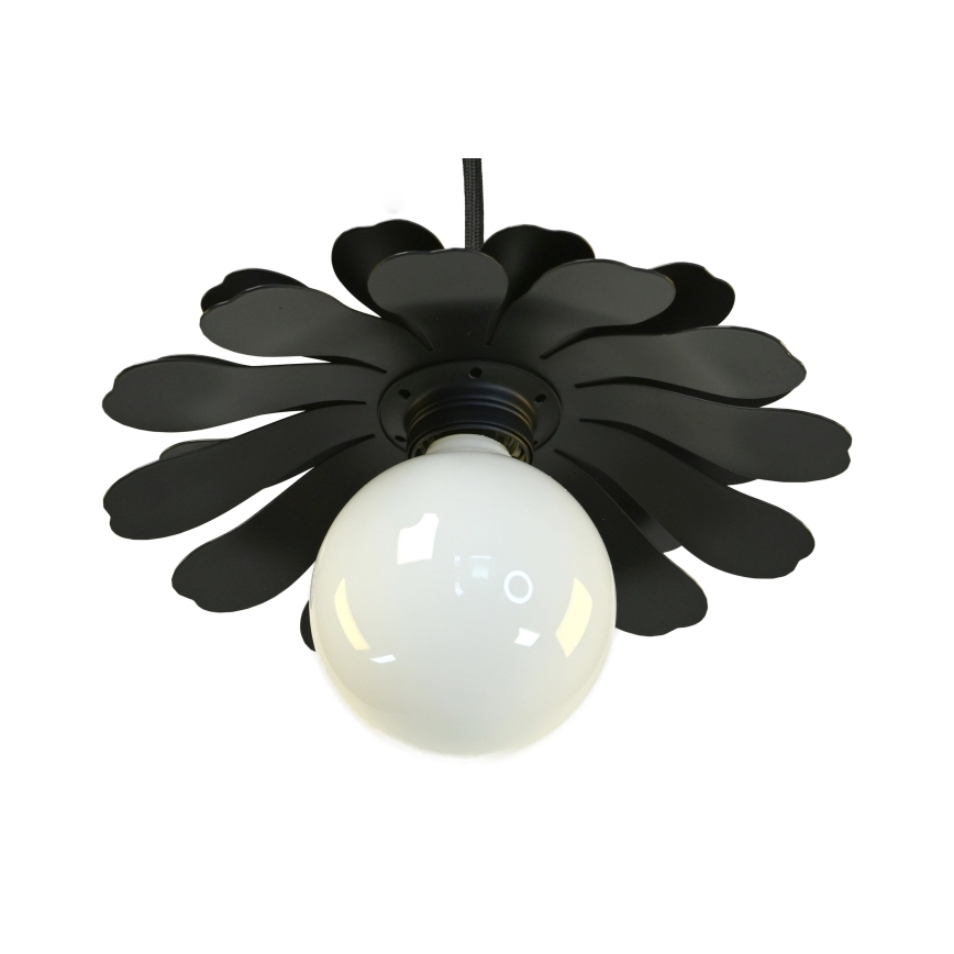 Bohemia-Design - Suspension à câble 1xE27/60W/230V noire