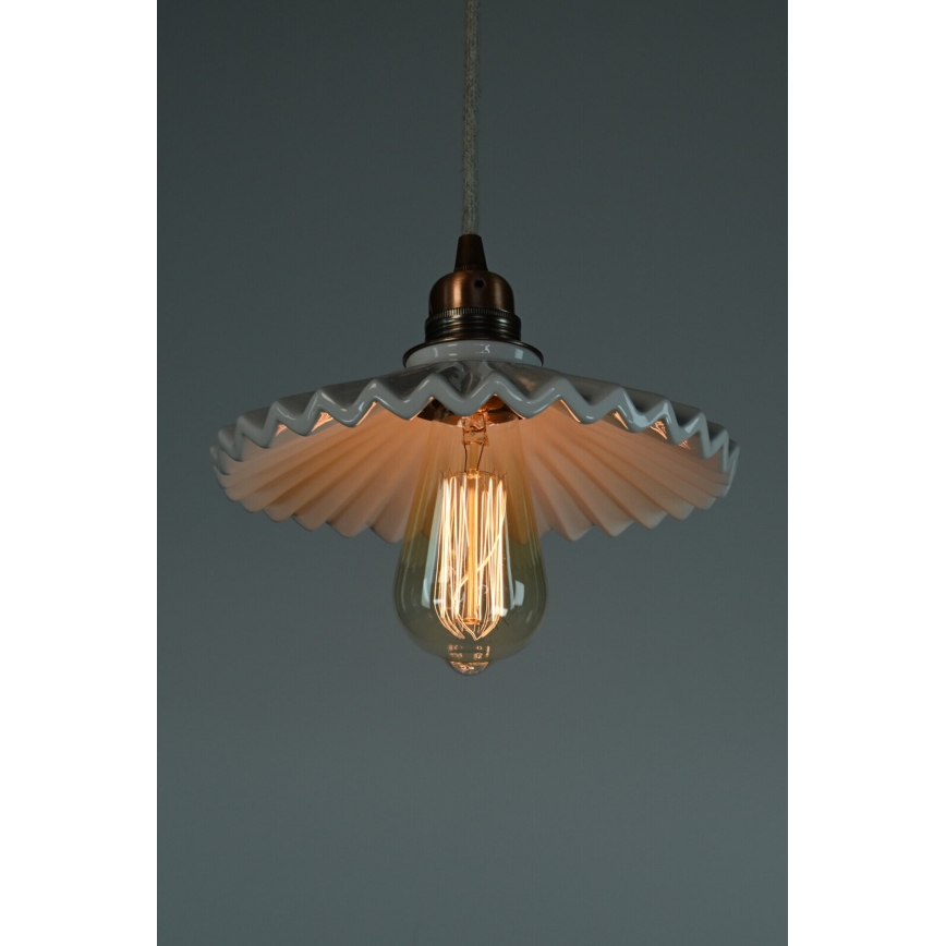 Bohemia-Design - Suspension en porcelaine sur câble 1xE27/60W/230V