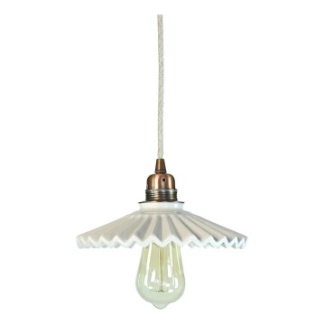 Bohemia-Design - Suspension en porcelaine sur cordon 1xE27/60W/230V