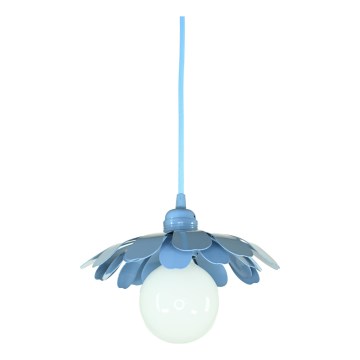 Bohemia-Design - Suspension sur câble 1x E27/60 W/230 V bleue