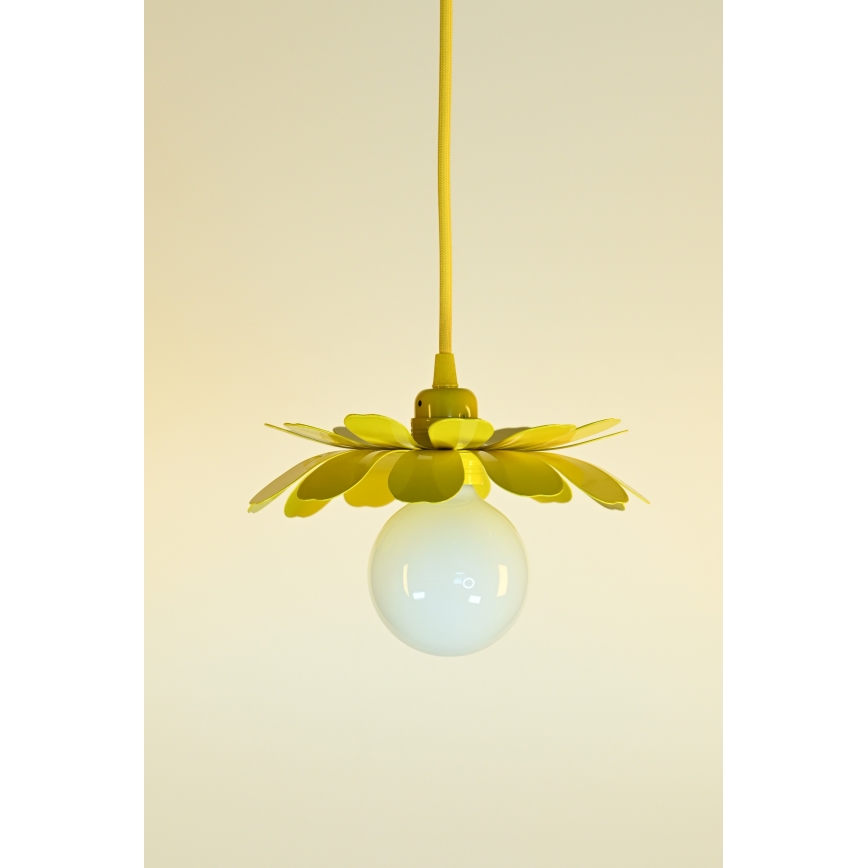 Bohemia-Design - Suspension sur câble 1xE27/60W/230V jaune