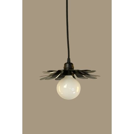 Bohemia-Design - Suspension sur câble 1xE27/60W/230V noire